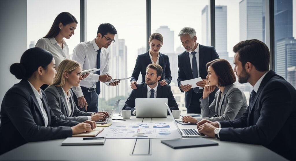 showing the professional management